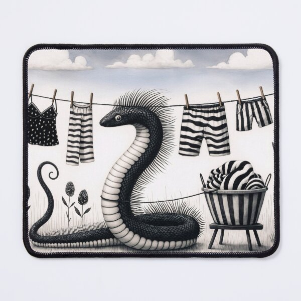 Item preview, Snake Doing Washing designed and sold by M-Y-A-R-T-.