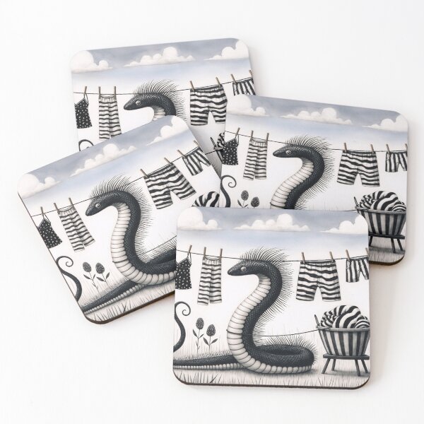 Item preview, Snake Doing Washing designed and sold by M-Y-A-R-T-.