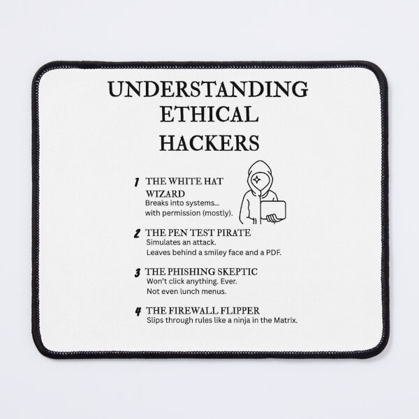 Item preview, Understanding Ethical Hackers – Funny Cybersecurity Life Definitions designed and sold by PsyFlow35.
