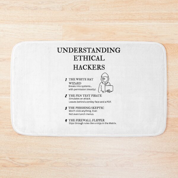 Item preview, Understanding Ethical Hackers – Funny Cybersecurity Life Definitions designed and sold by PsyFlow35.