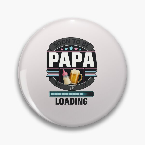 Item preview, Soon to Be Papa Again Loading – Funny Tech Dad Shirt designed and sold by MoodCircuit.