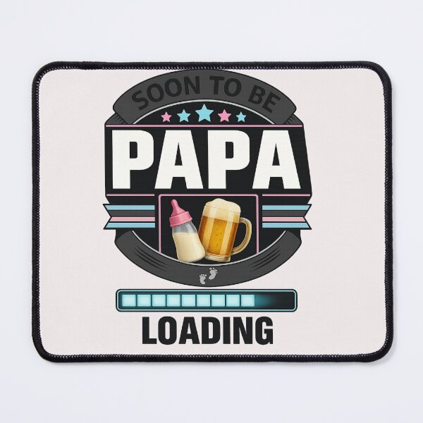 Item preview, Soon to Be Papa Again Loading – Funny Tech Dad Shirt designed and sold by MoodCircuit.
