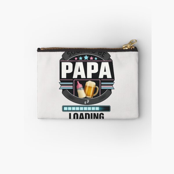 Item preview, Soon to Be Papa Again Loading – Funny Tech Dad Shirt designed and sold by MoodCircuit.