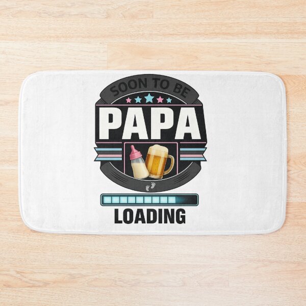 Item preview, Soon to Be Papa Again Loading – Funny Tech Dad Shirt designed and sold by MoodCircuit.