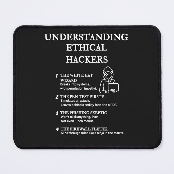 Item preview, Understanding Ethical Hackers – Funny Cybersecurity Life Definitions – Black designed and sold by PsyFlow35.