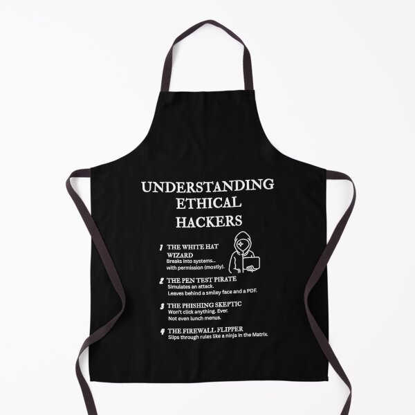 Item preview, Understanding Ethical Hackers – Funny Cybersecurity Life Definitions – Black designed and sold by PsyFlow35.