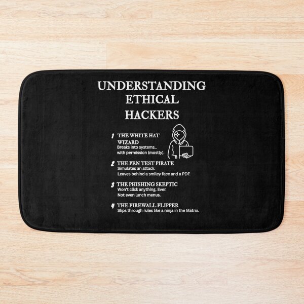 Item preview, Understanding Ethical Hackers – Funny Cybersecurity Life Definitions – Black designed and sold by PsyFlow35.