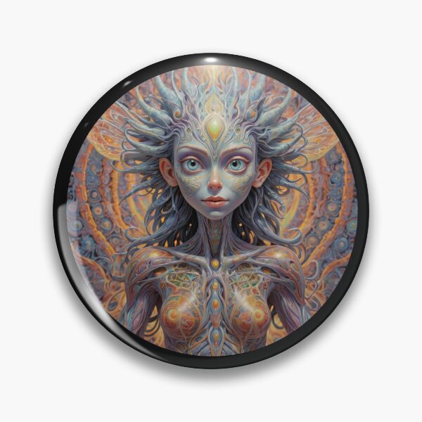 Item preview, Gardien Elves -Trippy Alien Artworks - LSD - Psychadelics - Trip - Trance - 29 designed and sold by SentientGallery.