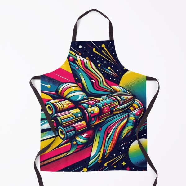 Item preview, colorful spaceship designed and sold by Dogandesighn.
