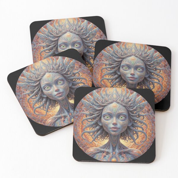 Item preview, Gardien Elves -Trippy Alien Artworks - LSD - Psychadelics - Trip - Trance - 30 designed and sold by SentientGallery.
