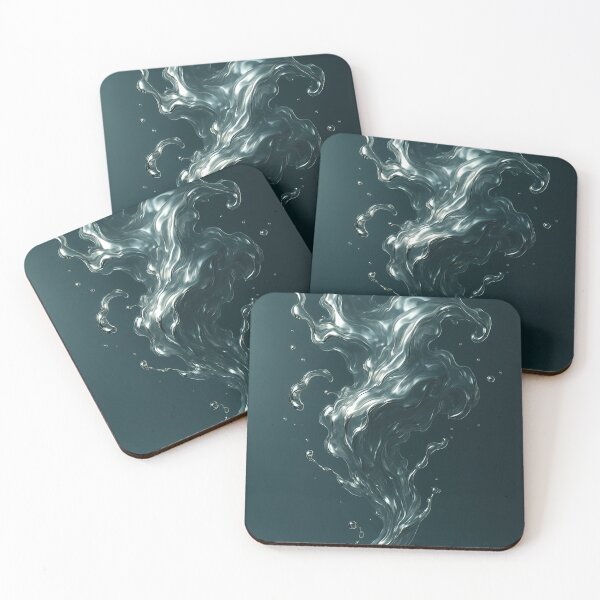 Item preview, Whisper of Liquid Steel - Metal + Water Series (5/29) designed and sold by RinWinArts.