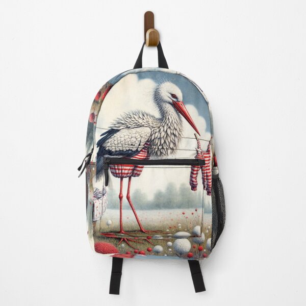 Item preview, Stork Doing the Washing designed and sold by M-Y-A-R-T-.