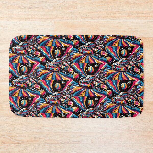 Item preview, colorful spaceship designed and sold by Dogandesighn.
