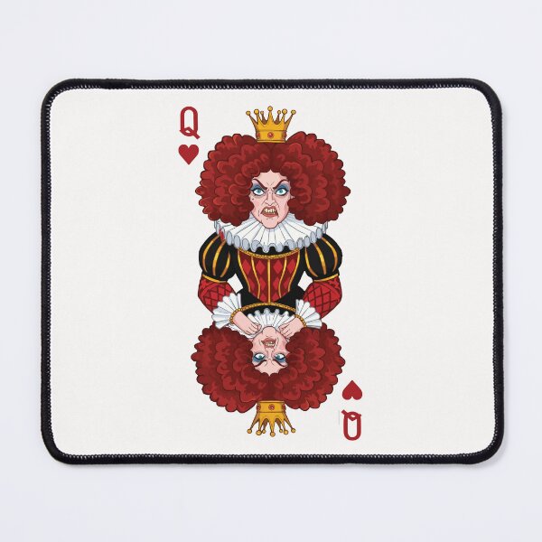 Item preview, Evil Queen of Hearts Playing Card Parody Illustration designed and sold by -DEEWOLF-.