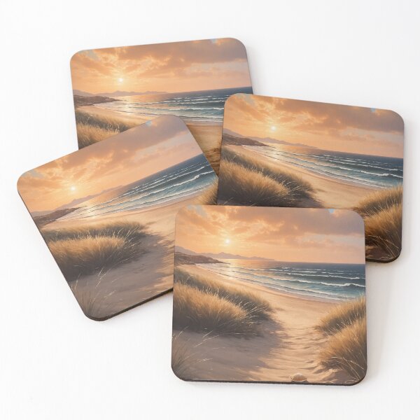 Item preview,  Coastal Serenity: Sunset over Sandy Dunes designed and sold by REPTISLAV.