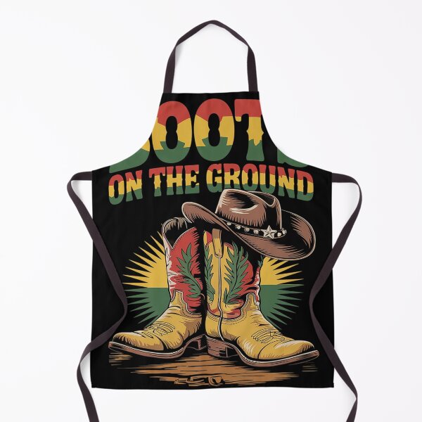 Item preview, Black Cowgirl Boots On The Ground Boot Juneteenth designed and sold by Nekusa.