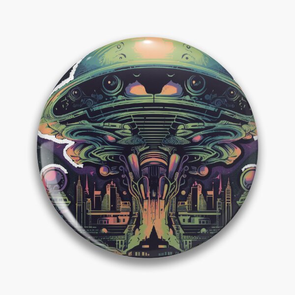 Item preview, Alien Safe Haven - UFO Abduction Scene Sci-Fi Design designed and sold by Alphakenon.