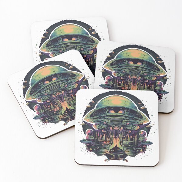 Item preview, Alien Safe Haven - UFO Abduction Scene Sci-Fi Design designed and sold by Alphakenon.