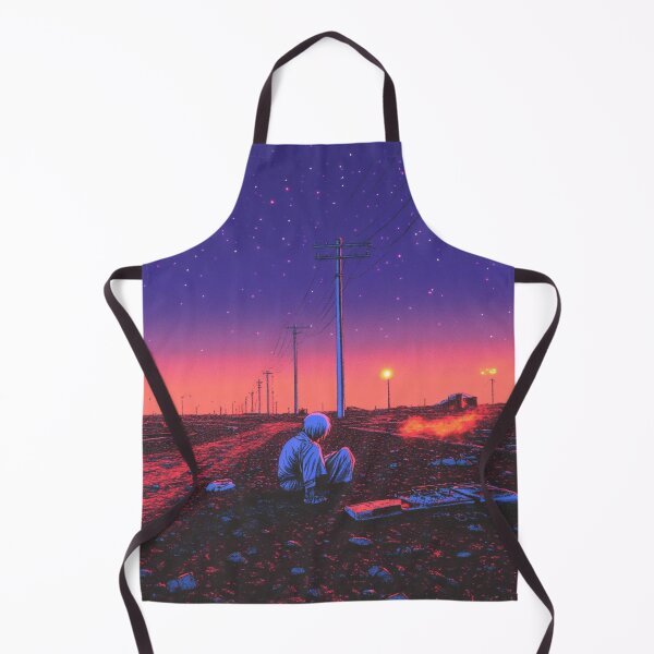 Item preview, Sad Lofi Anime Boy Nostalgic Sunset designed and sold by V-Fantasy.