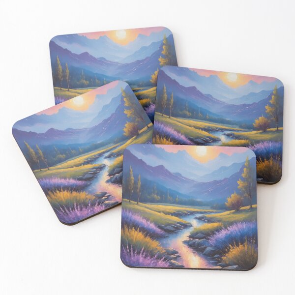 Item preview, Twilight Embrace: Mountain Stream and Meadow designed and sold by REPTISLAV.