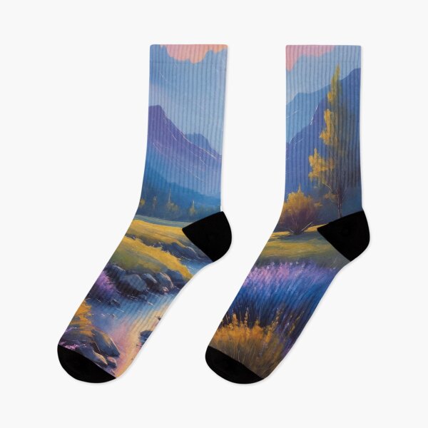 Item preview, Twilight Embrace: Mountain Stream and Meadow designed and sold by REPTISLAV.