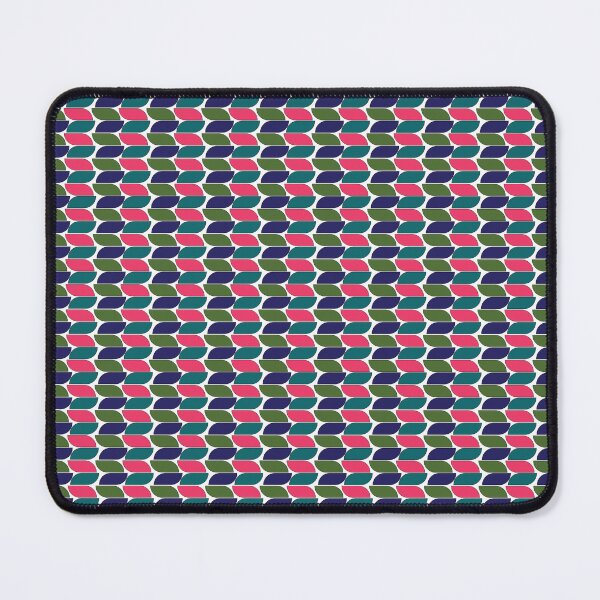 Item preview, Leaf Woven Pattern in Pink, Green and Blue designed and sold by Akpalette.