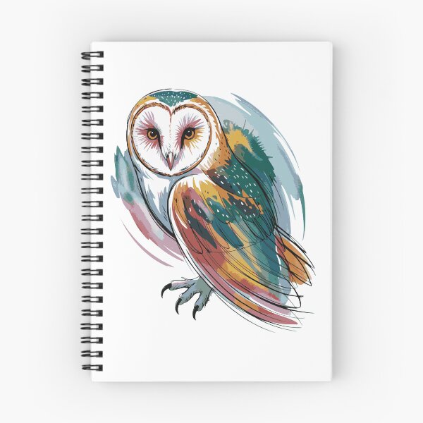 Item preview, Barn Owl Abstract designed and sold by Angry Swan Designs.