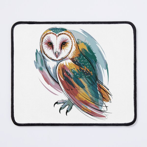 Item preview, Barn Owl Abstract designed and sold by Angry Swan Designs.