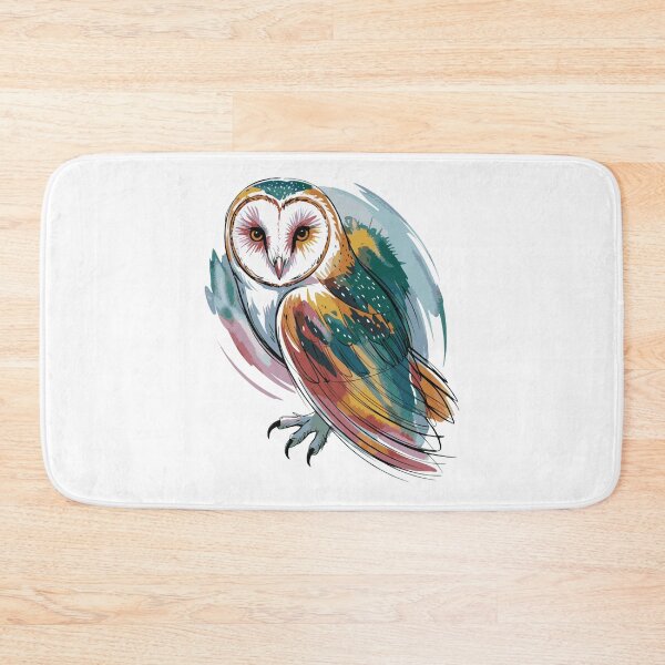 Item preview, Barn Owl Abstract designed and sold by Angry Swan Designs.