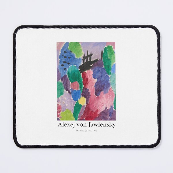 Item preview, Poster for the exhibition Alexej von Jawlensky Red Path, St. Prex, 1915 designed and sold by paulrommer.