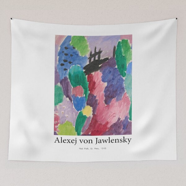 Item preview,  Poster for the exhibition Alexej von Jawlensky  Red Path, St. Prex, 1915 designed and sold by paulrommer.