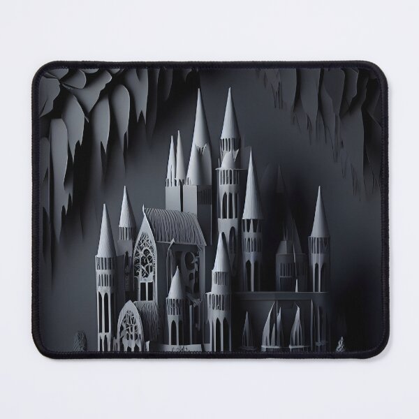 Item preview, Enchanted Fortress: Abstract Castle Art designed and sold by ShadowAndSlate.