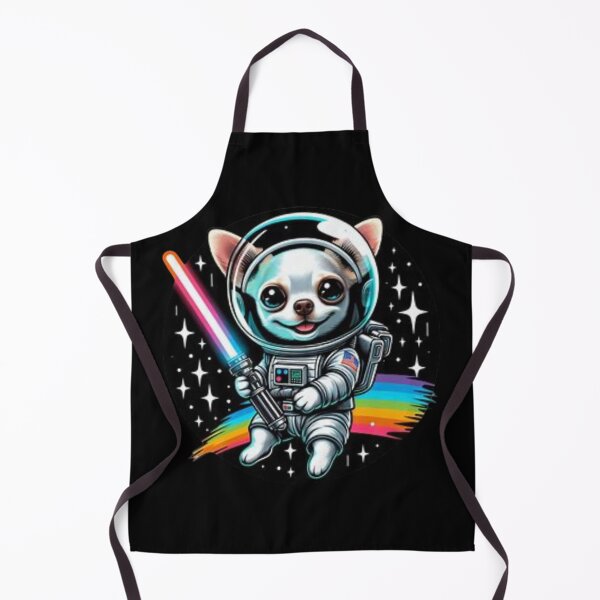 Item preview,  Chihuahua Astronaut with Rainbow Lightsaber in Space designed and sold by Iuqiune.