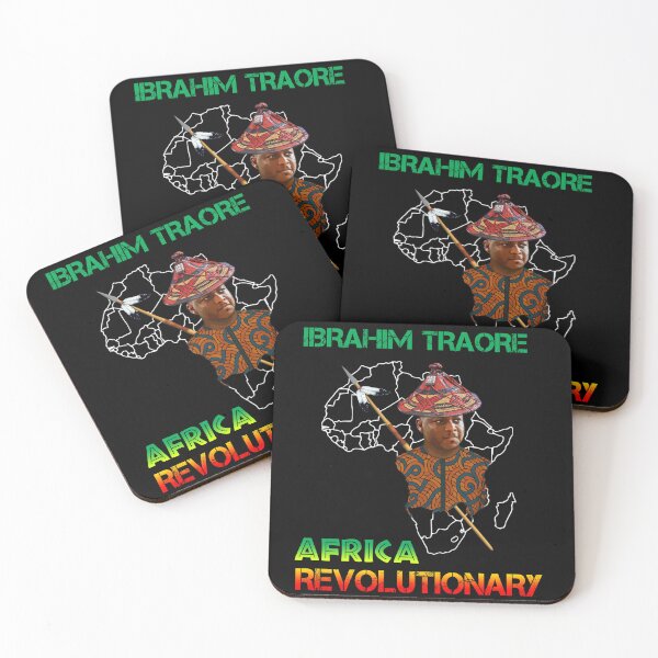 Item preview, Ibrahim Traore design Burkina Faso tee Modern Pan African shirt Ibrahim Traore T-shirt Burkinabe gifts African revolutionary leaders designed and sold by Youngkev-arts.