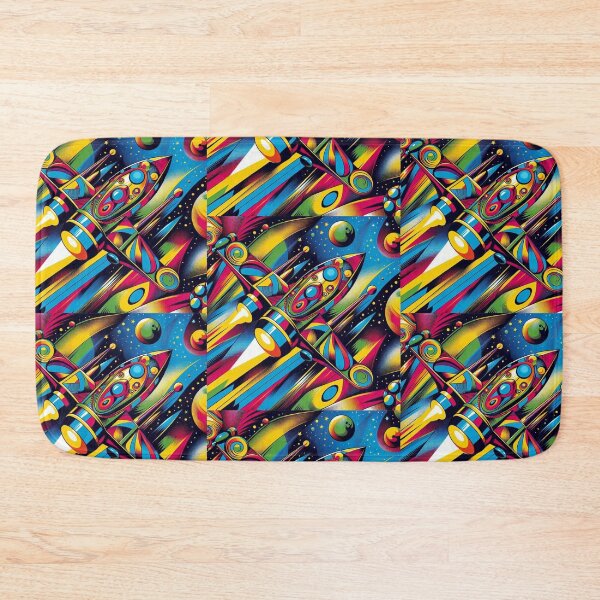Item preview, colorful spaceship designed and sold by Dogandesighn.