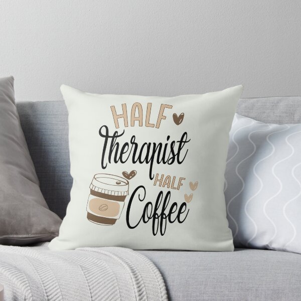 Item preview, Half Therapist Half Coffee Cute  designed and sold by LifeGoods103.