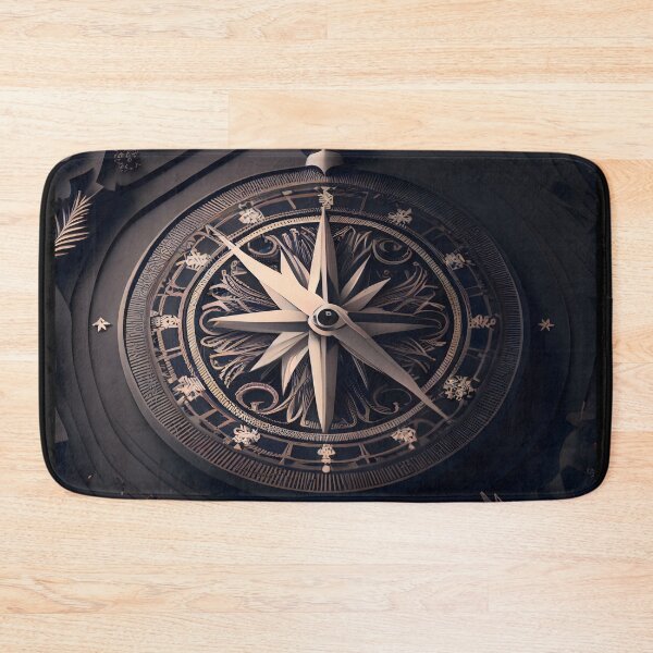 Item preview, Guiding Star: Abstract Compass Art designed and sold by ShadowAndSlate.