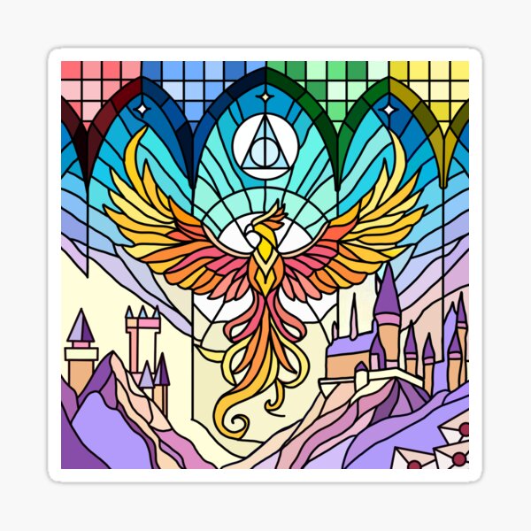 Item preview, red phoenix - wizard castle designed and sold by folklorewhisper.