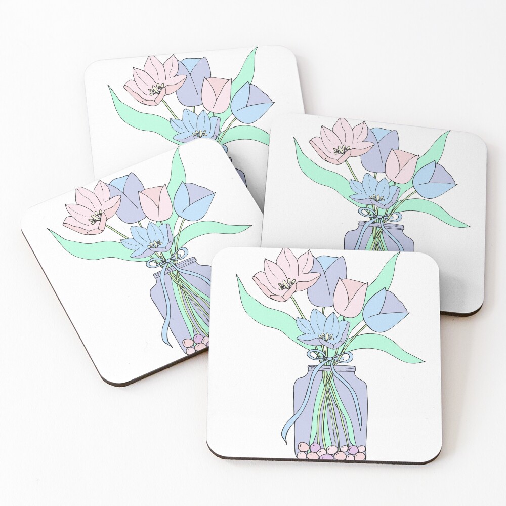 Item preview, Coasters (Set of 4) designed and sold by VisualDesignsNZ.