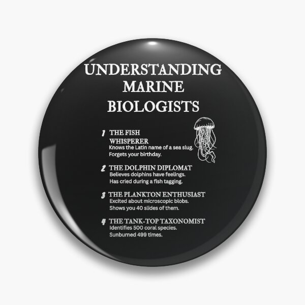 Item preview, Understanding Marine Biologists – Funny Ocean Life Definitions – Black designed and sold by PsyFlow35.