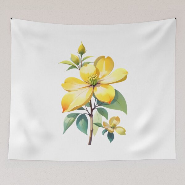 Item preview, Yellow Dogwood Flower designed and sold by HOMETOWN86.