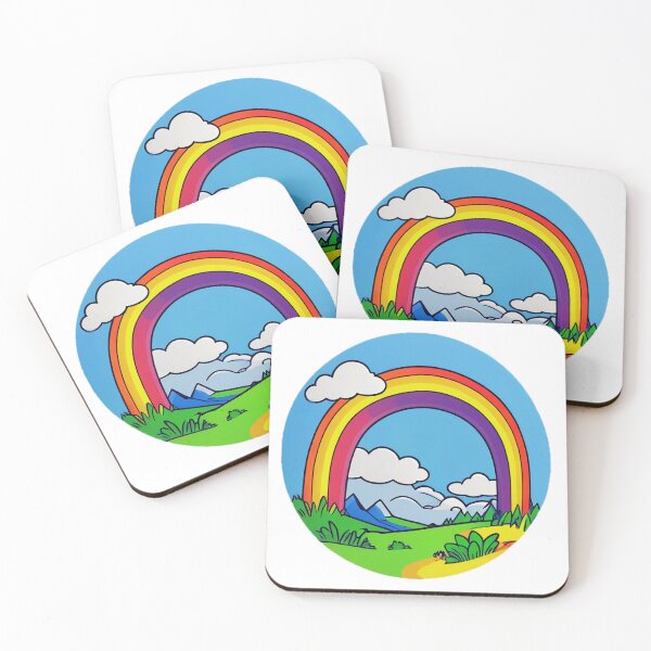 Item preview, Vibrant Rainbow Landscape designed and sold by Bunmigraphics .