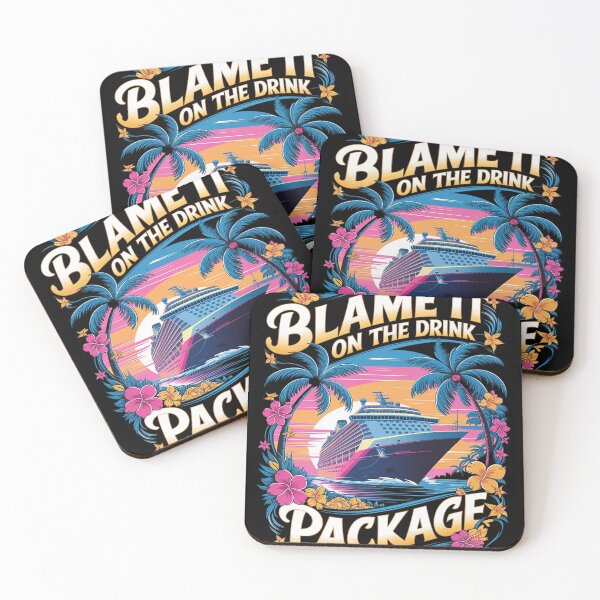 Item preview, Blame It on the Drink Package Cruise Vacation Family designed and sold by Nekusa.