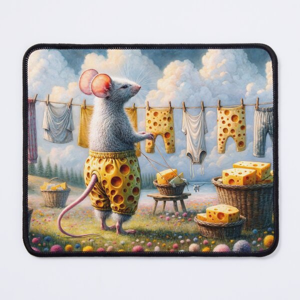 Item preview, Rat Doing the Washing designed and sold by M-Y-A-R-T-.