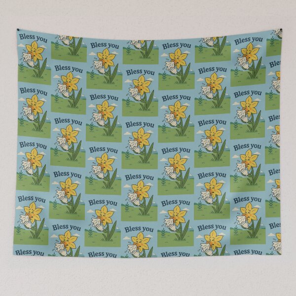 Item preview, Cartoon daffidol sneezing bless you designed and sold by rintintinnnz.
