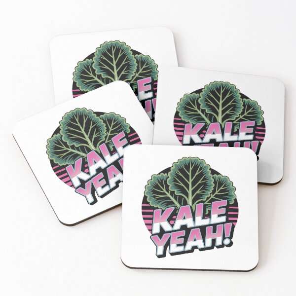 Item preview, Kale Yeah Funny Vegan Retro Plant-Based Food Pun Design designed and sold by Romeo Fashion.