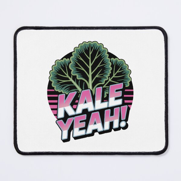 Item preview, Kale Yeah Funny Vegan Retro Plant-Based Food Pun Design designed and sold by Romeo Fashion.