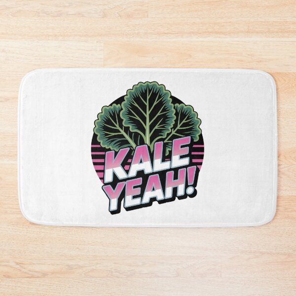 Item preview, Kale Yeah Funny Vegan Retro Plant-Based Food Pun Design designed and sold by Romeo Fashion.