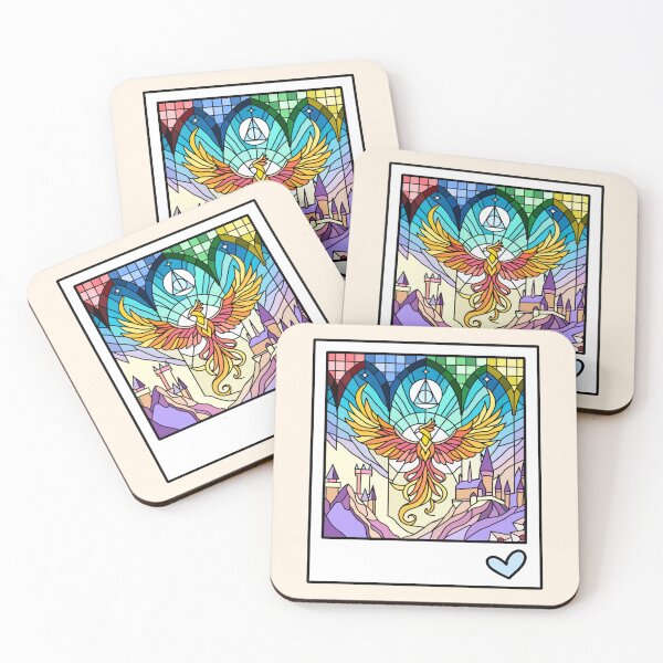 Item preview, red phoenix polaroid - wizard castle designed and sold by folklorewhisper.