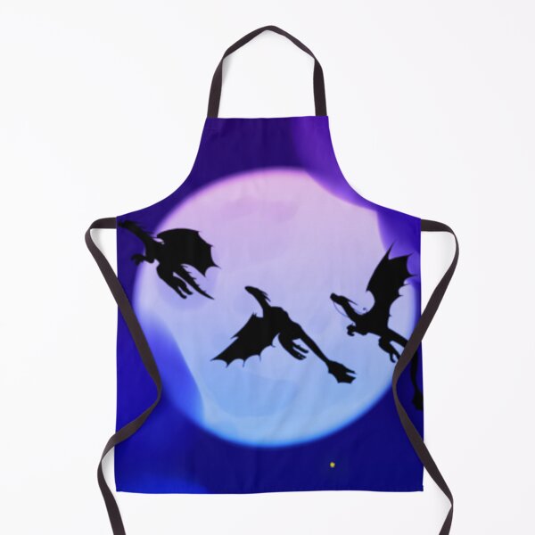 Item preview, Dragons flying in the moonlight designed and sold by PtitDragonne.